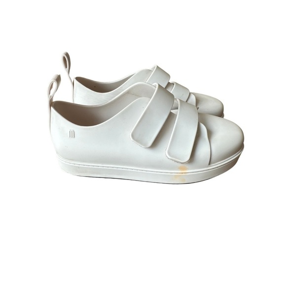VGUC Mini Melissa Mel Go Sneaker in white SIZE 1 - Picture 7 of 9